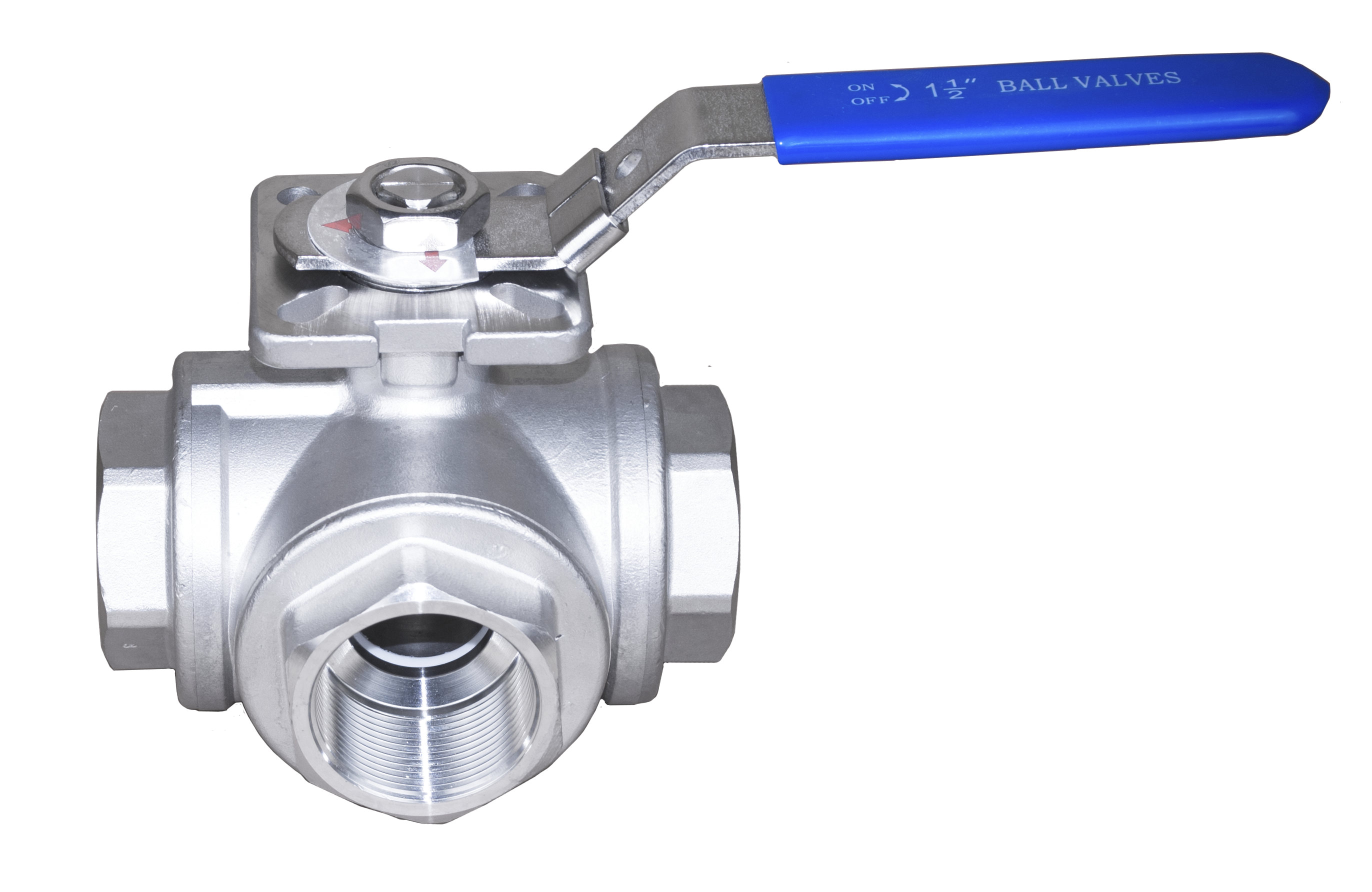 3-Way Threaded Ball Valve - view 3